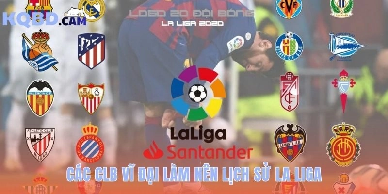 Các CLB trong la liga: lịch sử, thể thức & clb giàu thành tích